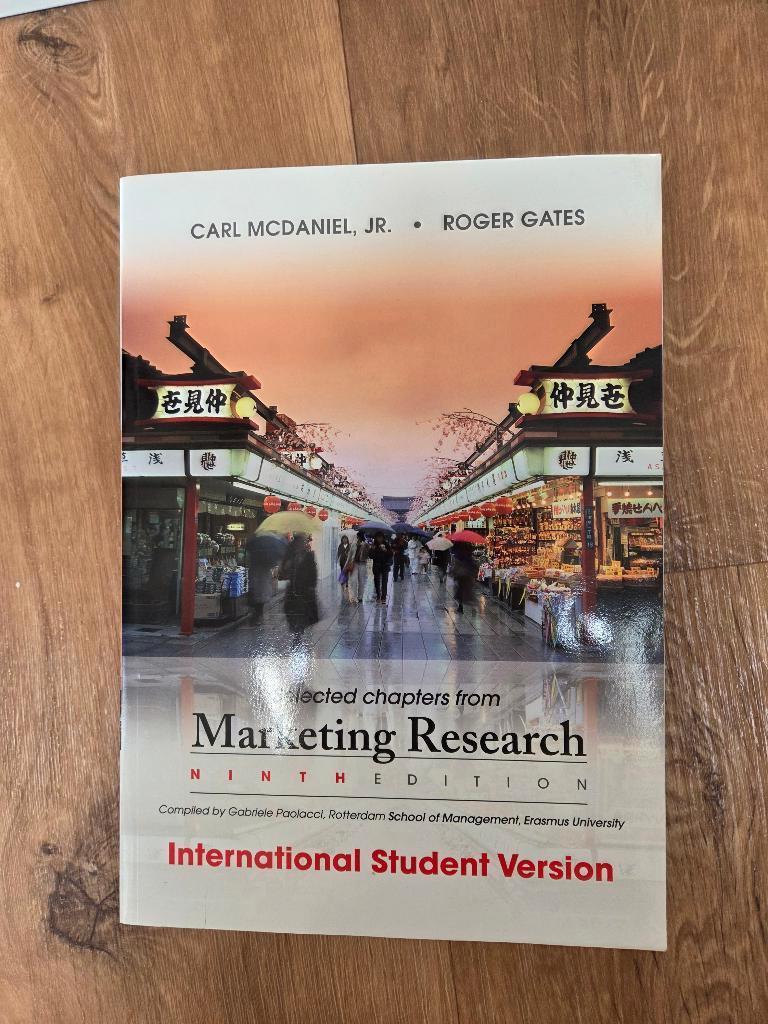 Marketing Research, Ophalen of Verzenden, Alpha, Zo goed als nieuw, WO