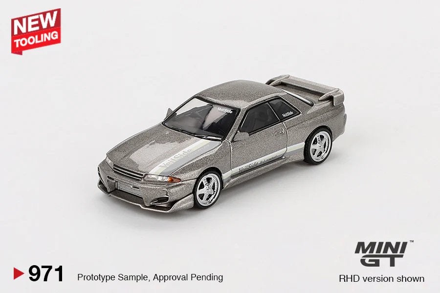 Nissan Skyline GT-R (R32) van Mini GT 1/64 nr. 971 VeilSide, Ophalen of Verzenden, Nieuw, Auto