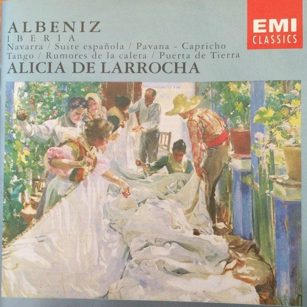 ALBENIZ Iberia 2 - CD LARROCHA EMI, Ophalen of Verzenden, Romantiek, Zo goed als nieuw, Kamermuziek