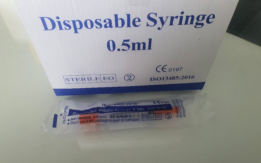 Wegwerpspuiten 0.5ml (Steriel), Diversen, Ophalen of Verzenden, Nieuw