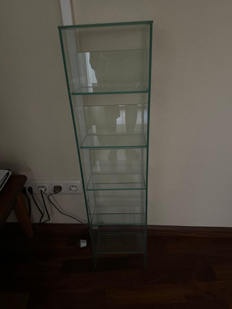 Glazen CD rek. Nog helemaal mooi, Huis en Inrichting, Woonaccessoires | Cd- en Dvd-rekken, Ophalen, Zo goed als nieuw, Glas, Cd's of Dvd's