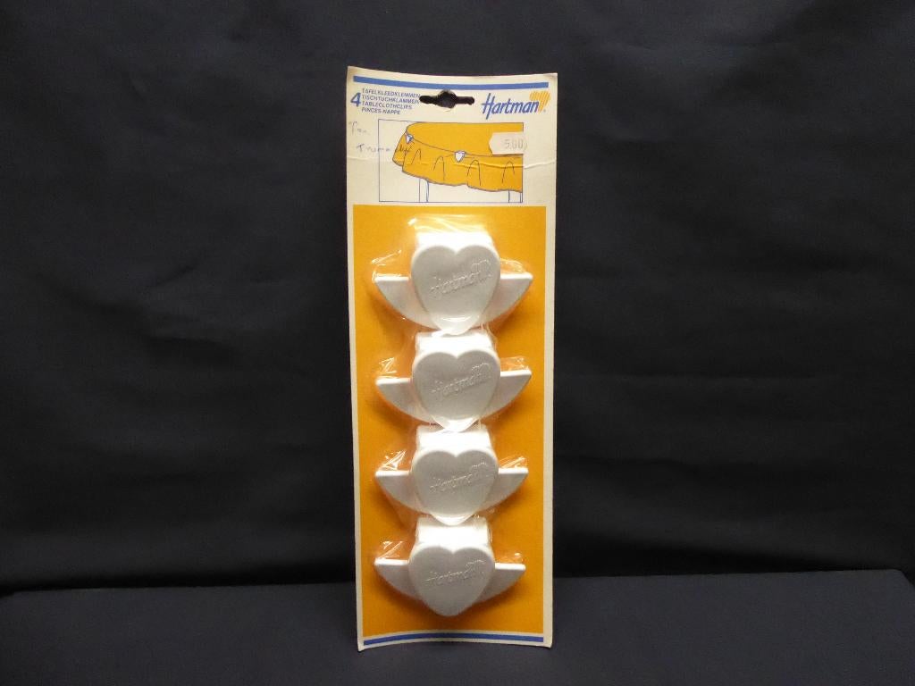 Hartman | tafelkleed klemmen | 4 stuks | nieuw, Ophalen of Verzenden, Nieuw