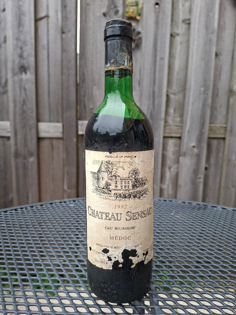 Chateau Sensac Medoc 1982, Frankrijk, Nieuw, Ophalen of Verzenden, Rode wijn