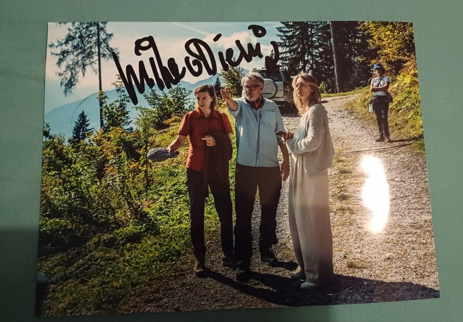 Mike van Diem handtekening gesigneerde foto 20x15cm, Ophalen of Verzenden, Zo goed als nieuw, Foto of Kaart