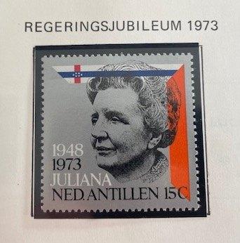 1973 Regeringsjubileum Juliana, Postzegels en Munten, Postzegels | Nederlandse Antillen en Aruba, Ophalen of Verzenden, Postfris