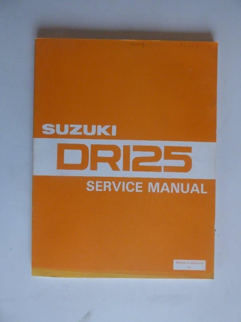 SUZUKI DR125 WERKPLAATSHANDBOEK, Motoren, Ophalen of Verzenden, Suzuki