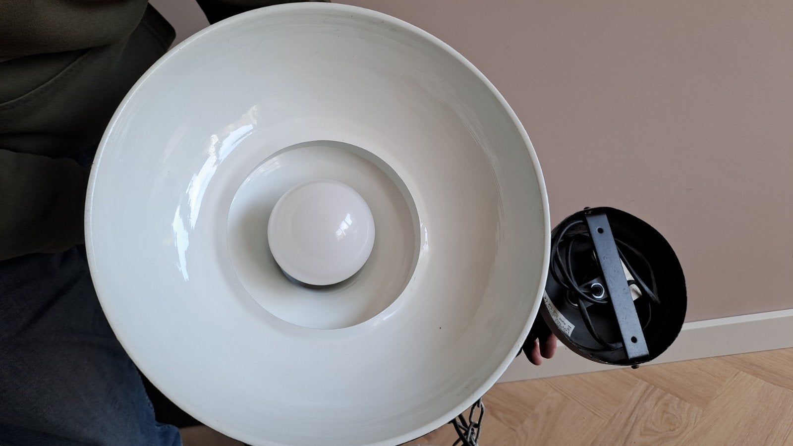 Hanglamp landelijk, Ophalen, Zo goed als nieuw, Metaal, Landelijk