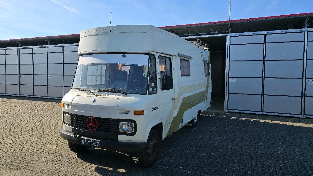 Mercedes 508D camper, Caravans en Kamperen, Chemisch toilet, Buscamper of Camperbus, Particulier, Face-to-face