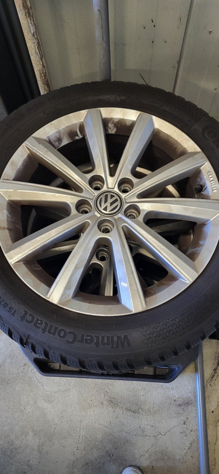 Winterset Vw Polo, ibiza,A1,Fabia 16 inch, Ophalen, Gebruikt, 16 inch, Banden en Velgen