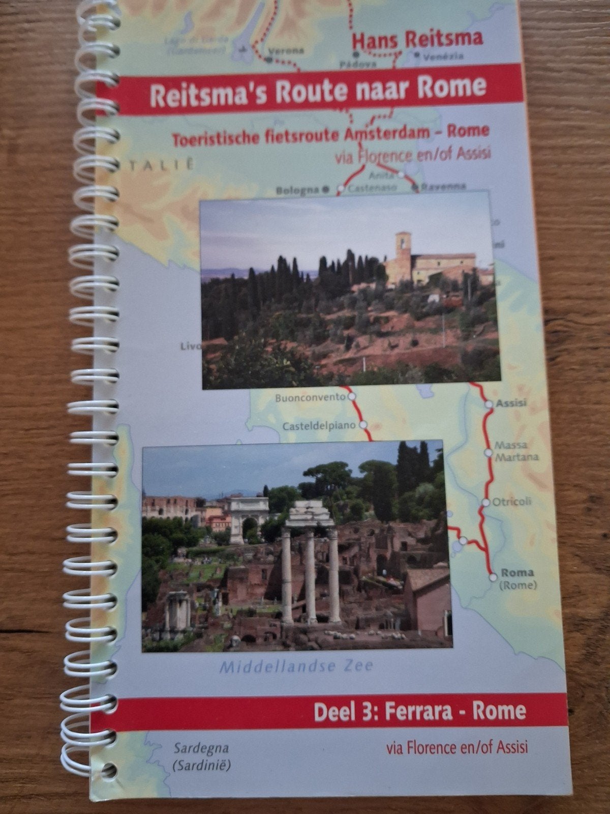 Reitsma's Route naar Rome Deel 3: Ferrara - Rome, Overige merken, Fiets- of Wandelgids, Europa, Ophalen of Verzenden