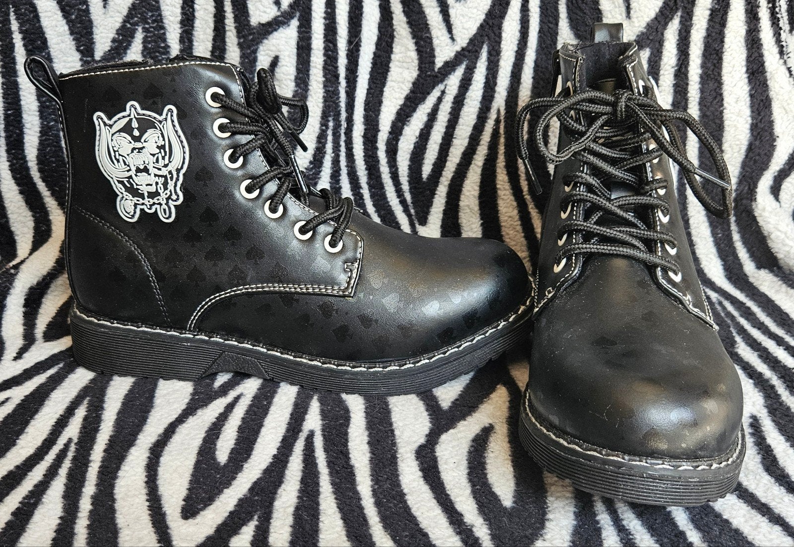 Motörhead Ace of Spades by EMP laarsjes rock punk gothic, Zwart, Lage of Enkellaarzen, Nieuw, Ophalen of Verzenden