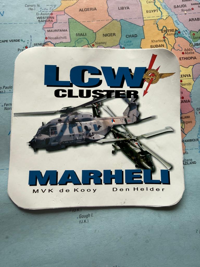 LCW Marheli MVKK MLD sticker, Ophalen of Verzenden, Luchtmacht, Nederland, Overige typen