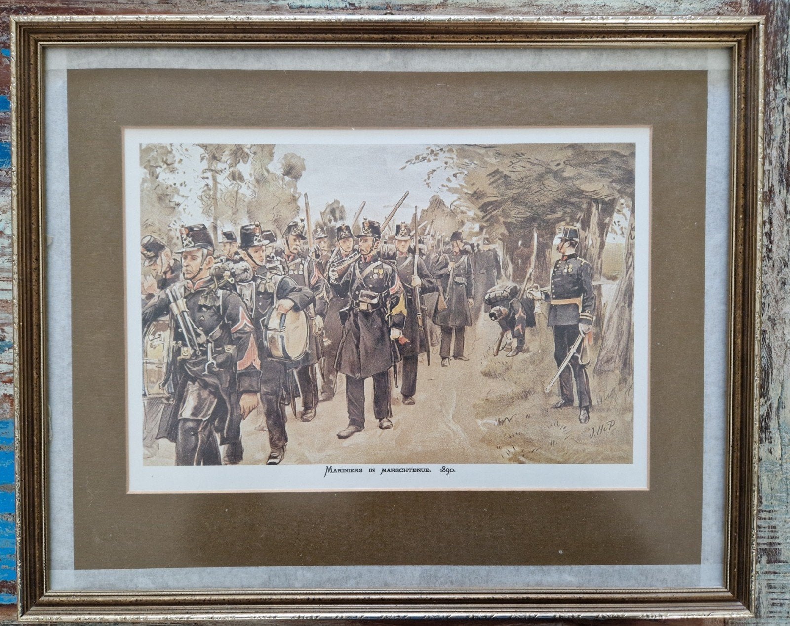 Jan Hoynck van Papendrecht lijst 40/49cm., Ophalen of Verzenden