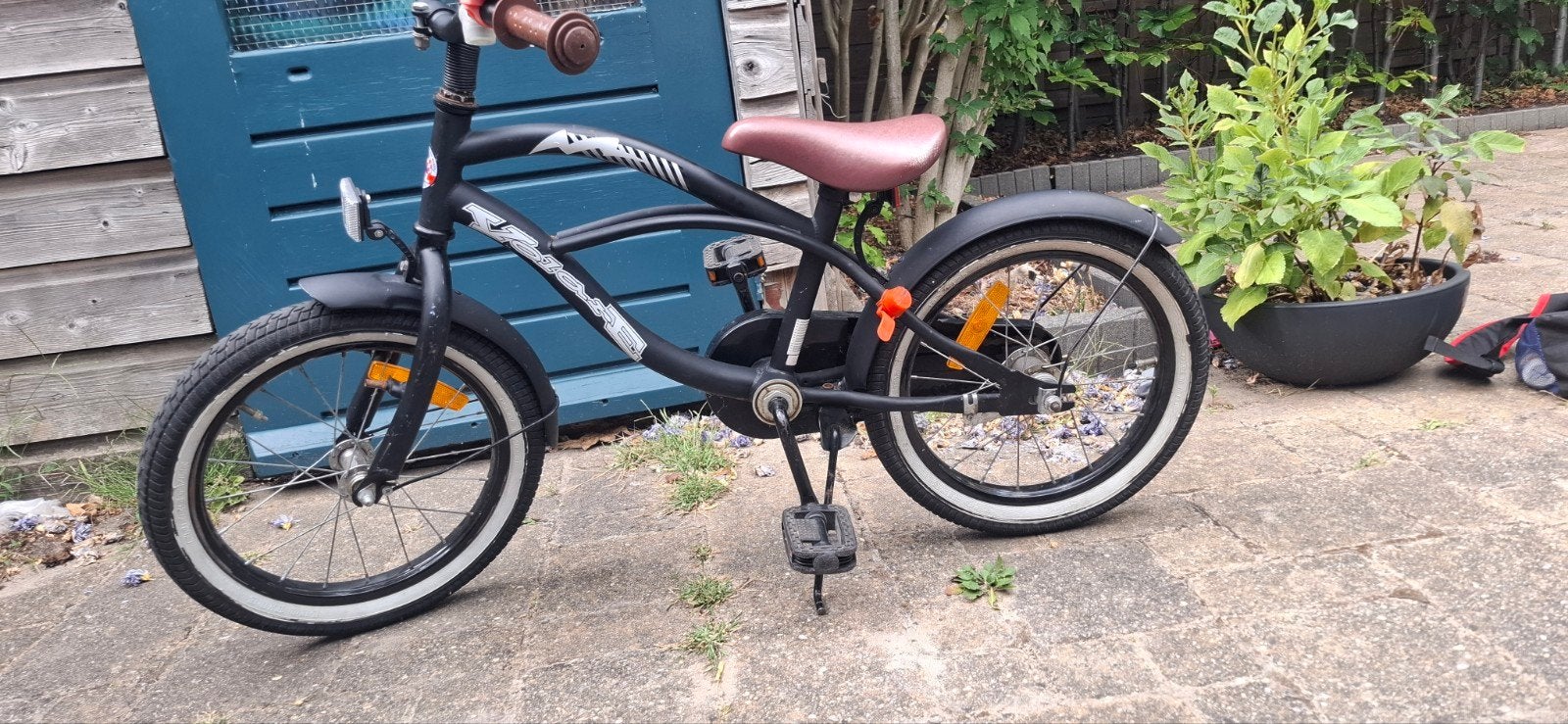 volare 16 inch jongensfiets, Ophalen, Zo goed als nieuw, Volare Black Cruiser