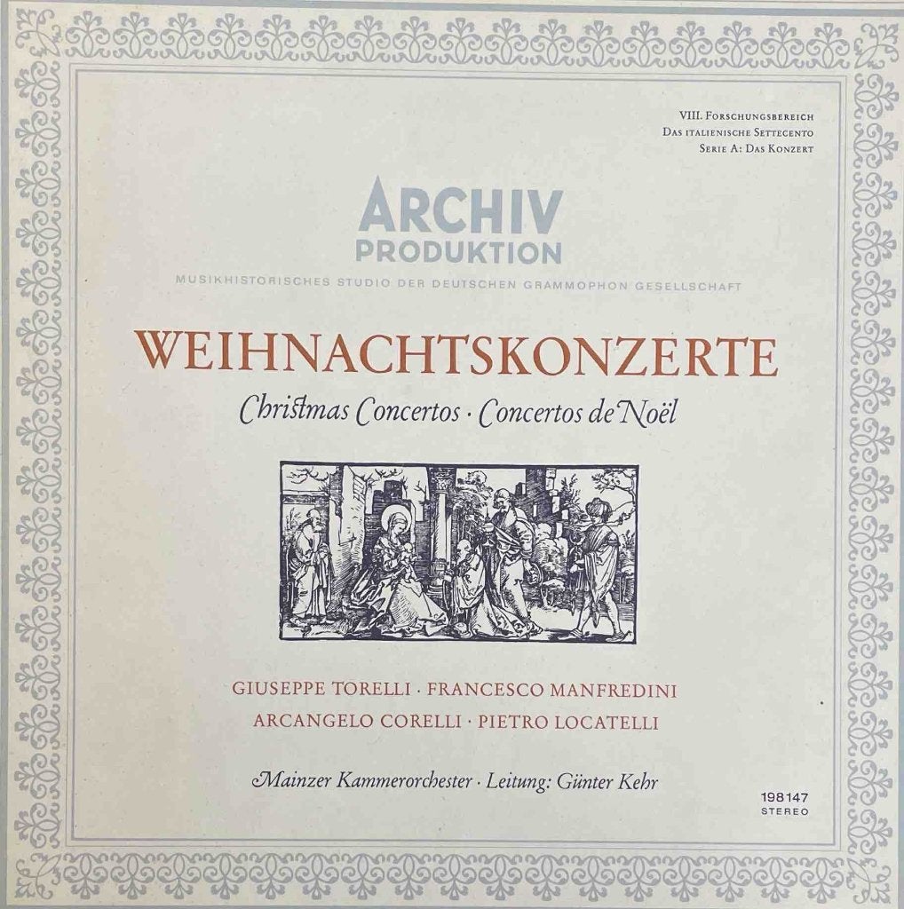 Johann Sebastian Bach - Weihnachtskonzerte, Overige typen, Ophalen of Verzenden, 12 inch, Barok