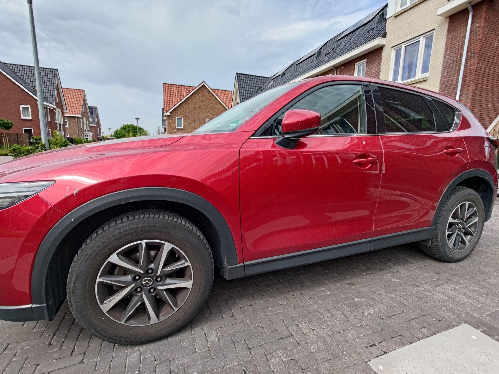 4 originele moderne Mazda CX-5 17” velgen + winterbanden, Auto-onderdelen, Ophalen