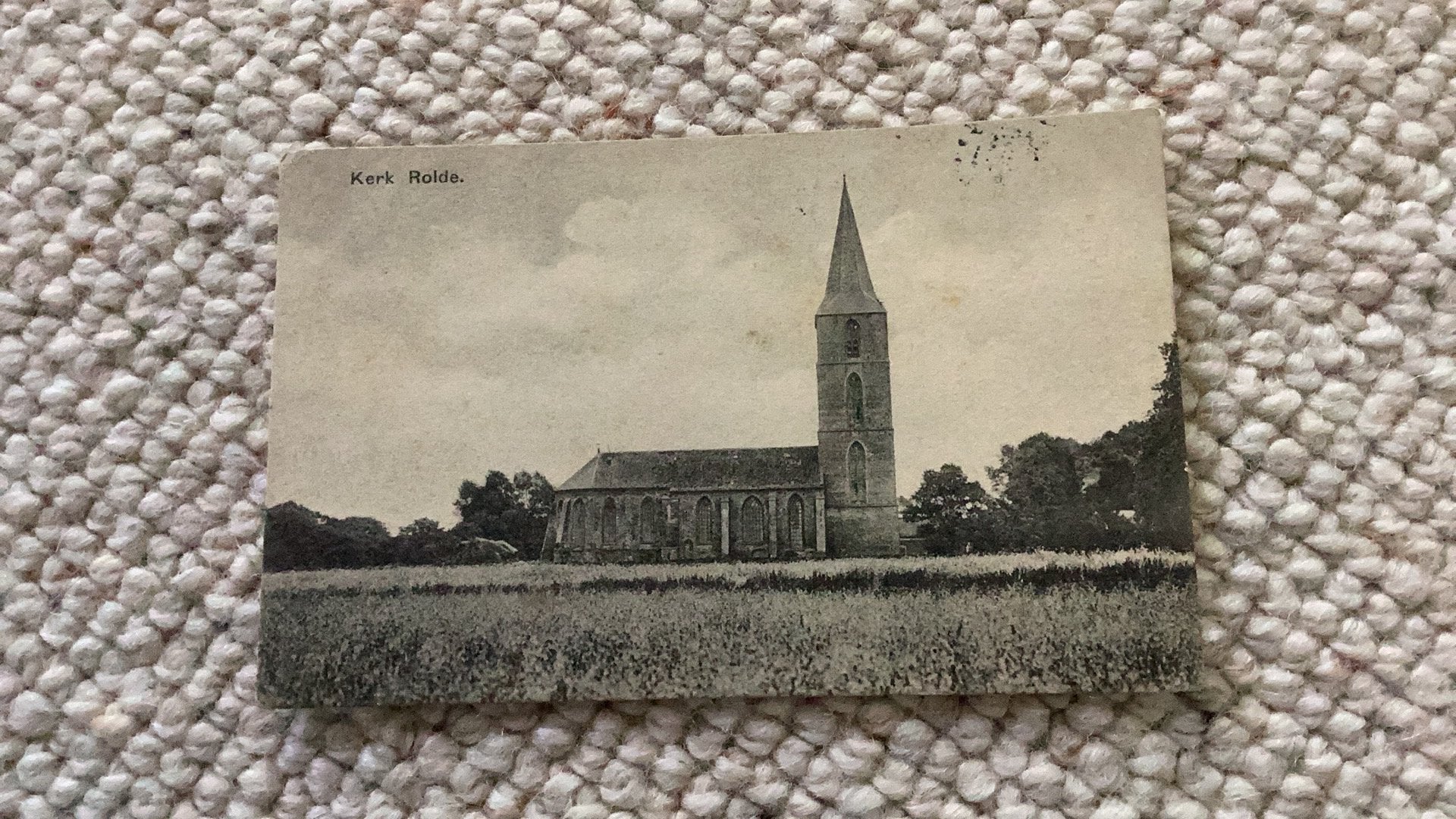 Ansichtkaart Rolde Kerk 1915. 923, Ophalen of Verzenden, Voor 1920, Gelopen, Drenthe