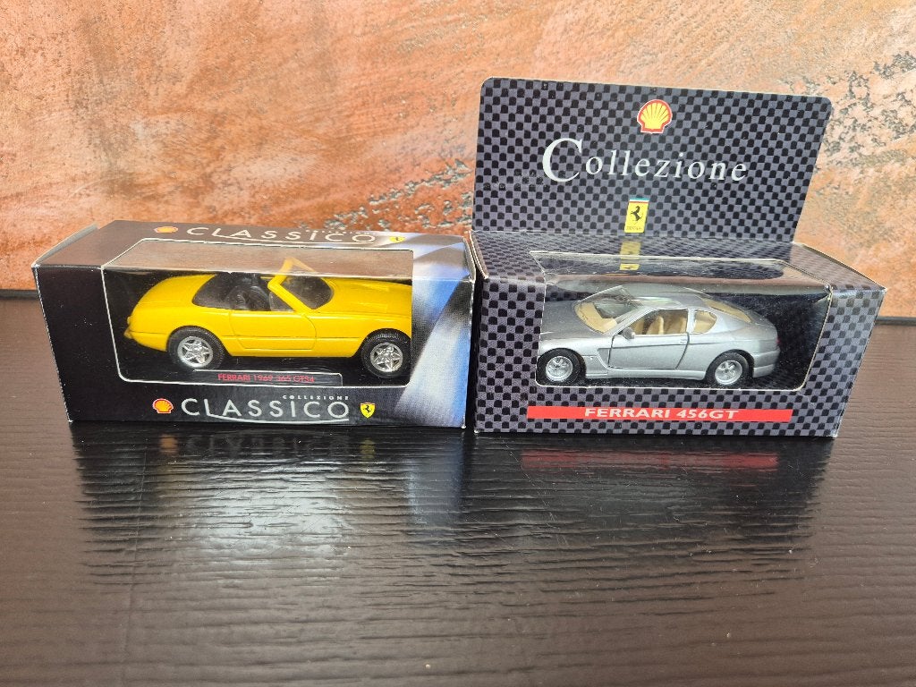 Shell Collezione Ferrari modelauto's - 2 stuks, Ophalen of Verzenden, Nieuw, Auto, Overige merken