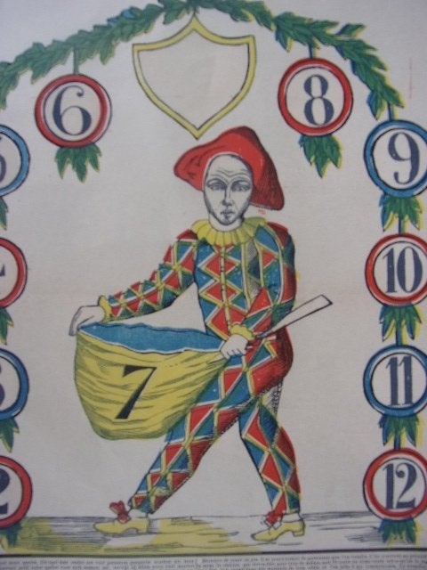 Het nieuw Arlequin Spel. / Le nouveau Jeu d’Arlequin. No. 52, 1800 - 1899, Ophalen of Verzenden, 31 cm, Blanco verso