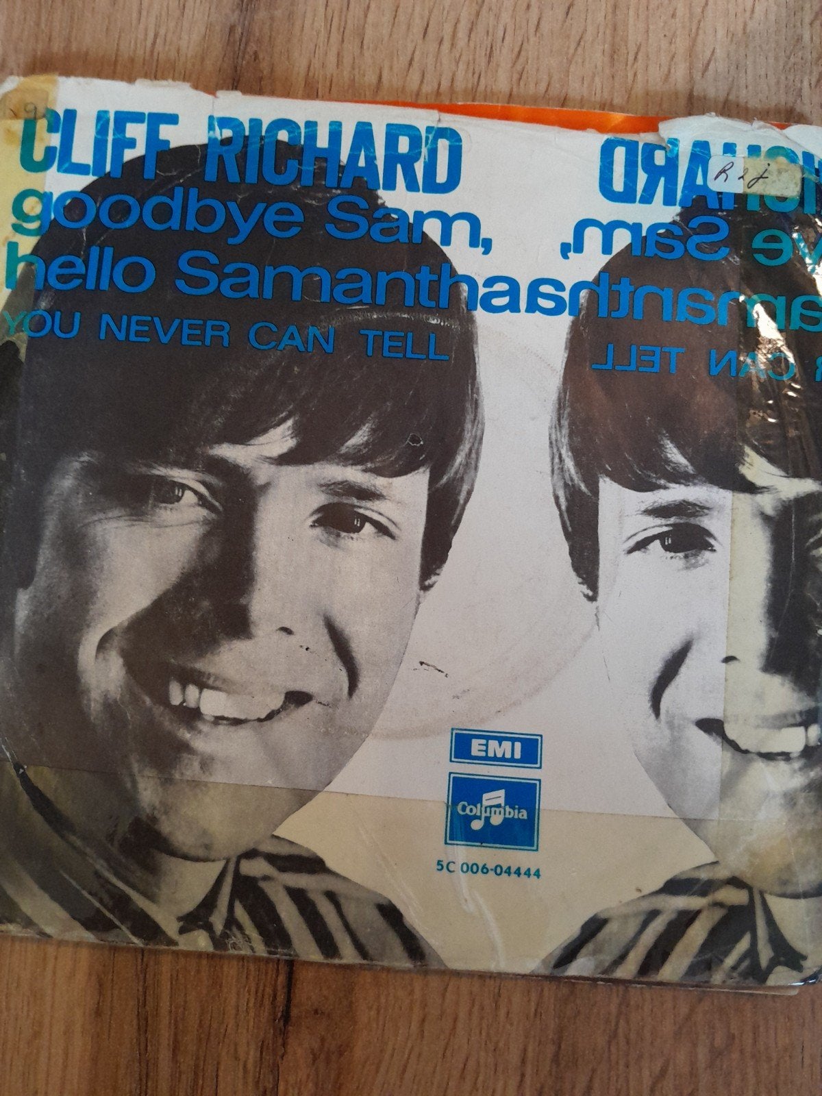 cliff richard 7inch goodbye sam hello samantha, Ophalen of Verzenden, Zo goed als nieuw, Pop