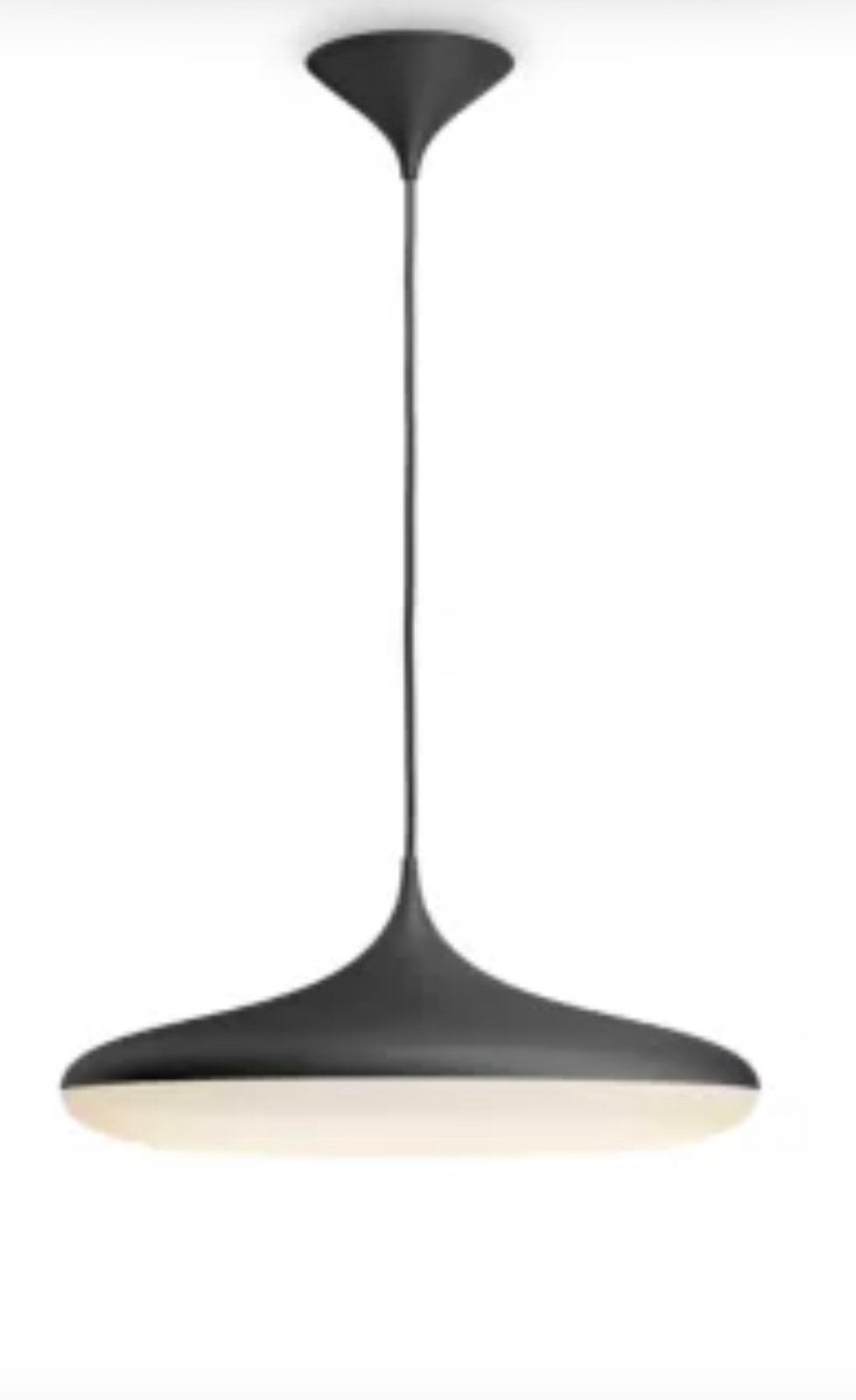Philips Hue White ambiance Cher hanglamp Zwart, Ophalen, Zo goed als nieuw, Kunststof, Modern, strak, LED