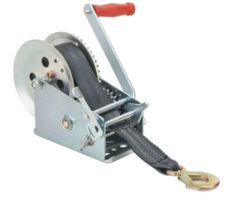Handlier 1587 kg spanband kabel haak band 8 mt, 2 snelheden, Doe-het-zelf en Verbouw, Lieren en Takels, Nieuw, Handmatig, Ophalen of Verzenden