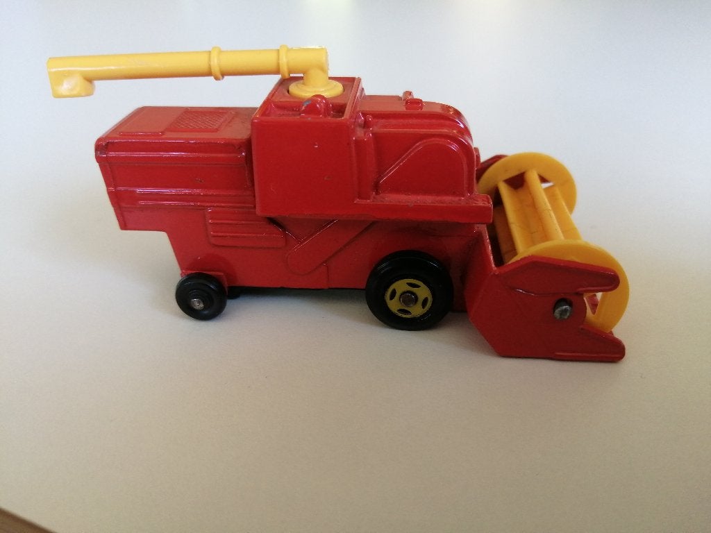 Matchbox nr 51 combine harvester 1971, Ophalen of Verzenden, Gebruikt, Tractor of Landbouw