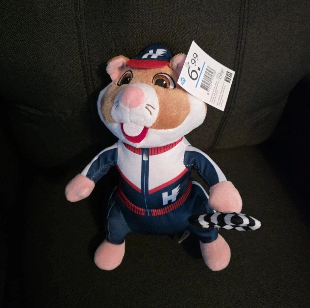 Nieuwe Hamster Knuffel met Race Pak - Perfect Cadeau!, Overige merken, Overige karakters, Hamster, Nieuw