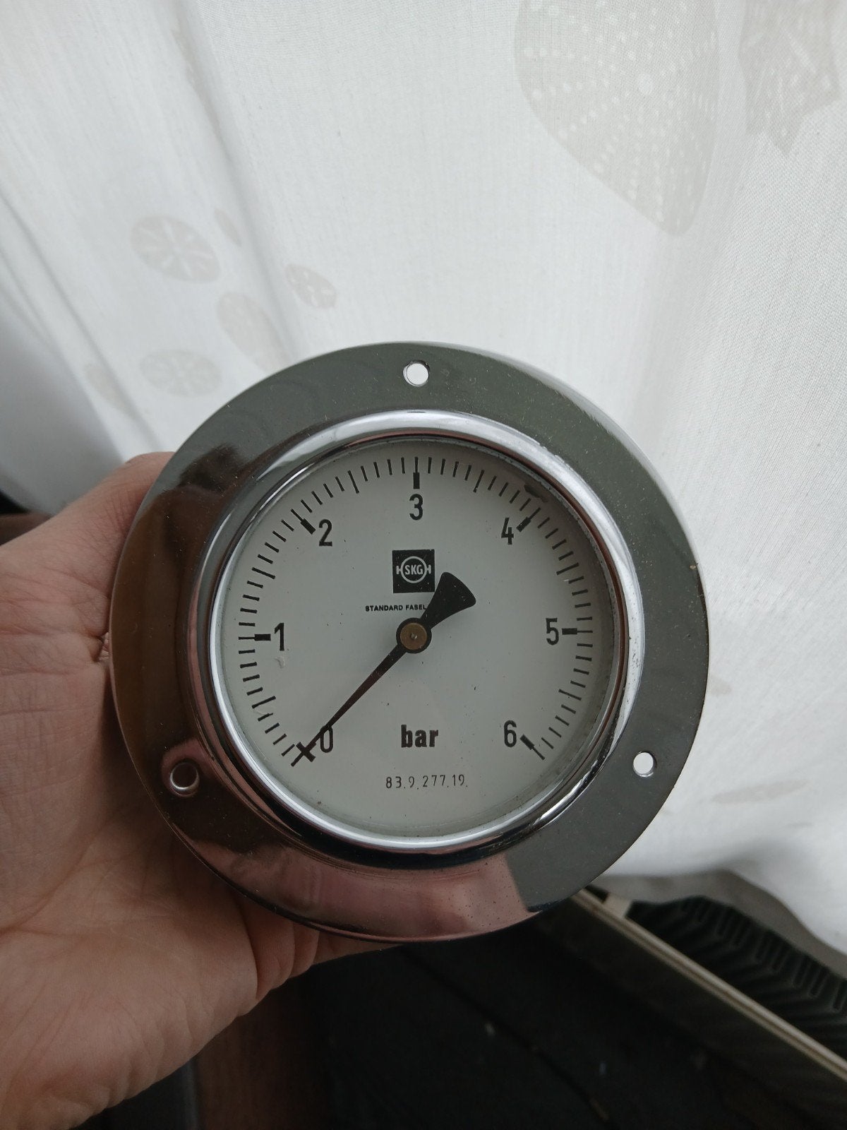Manometer Drukmeter oliedruk opduwer boot sleepboot, Ophalen of Verzenden