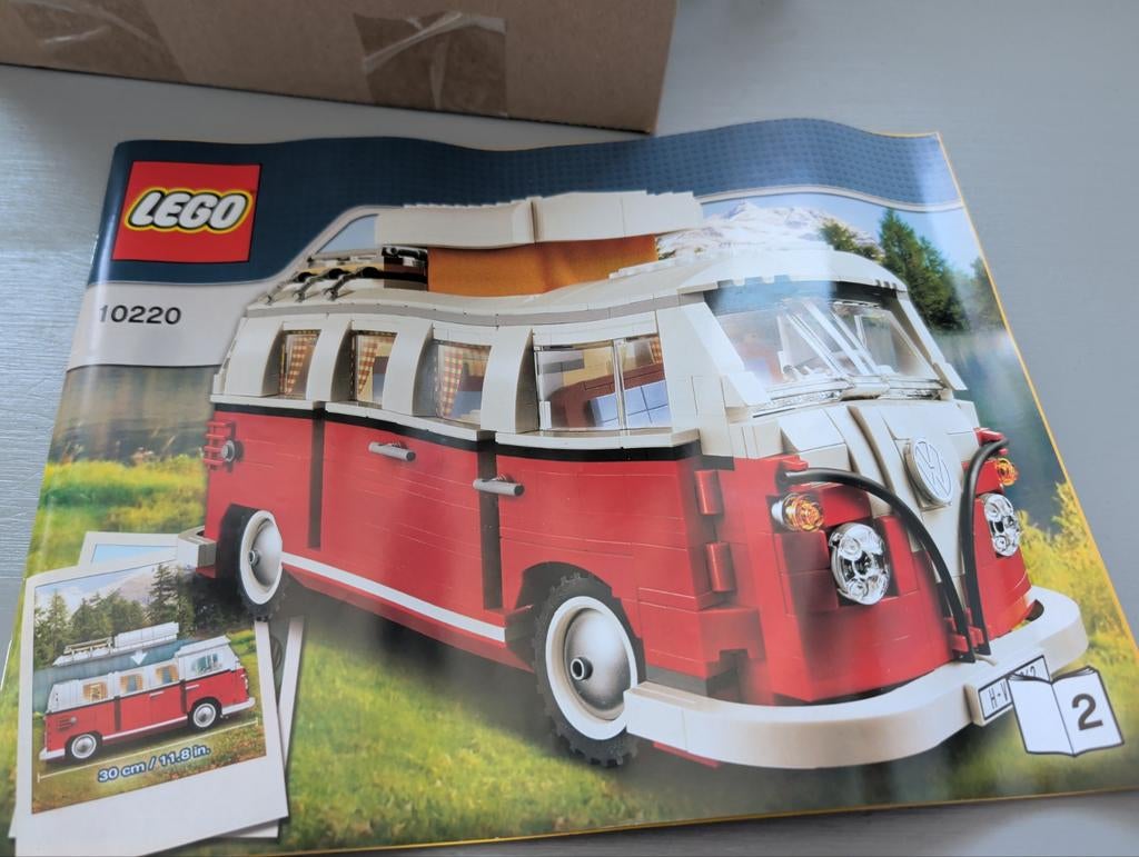 Lego volkswagen T1 bus., Ophalen