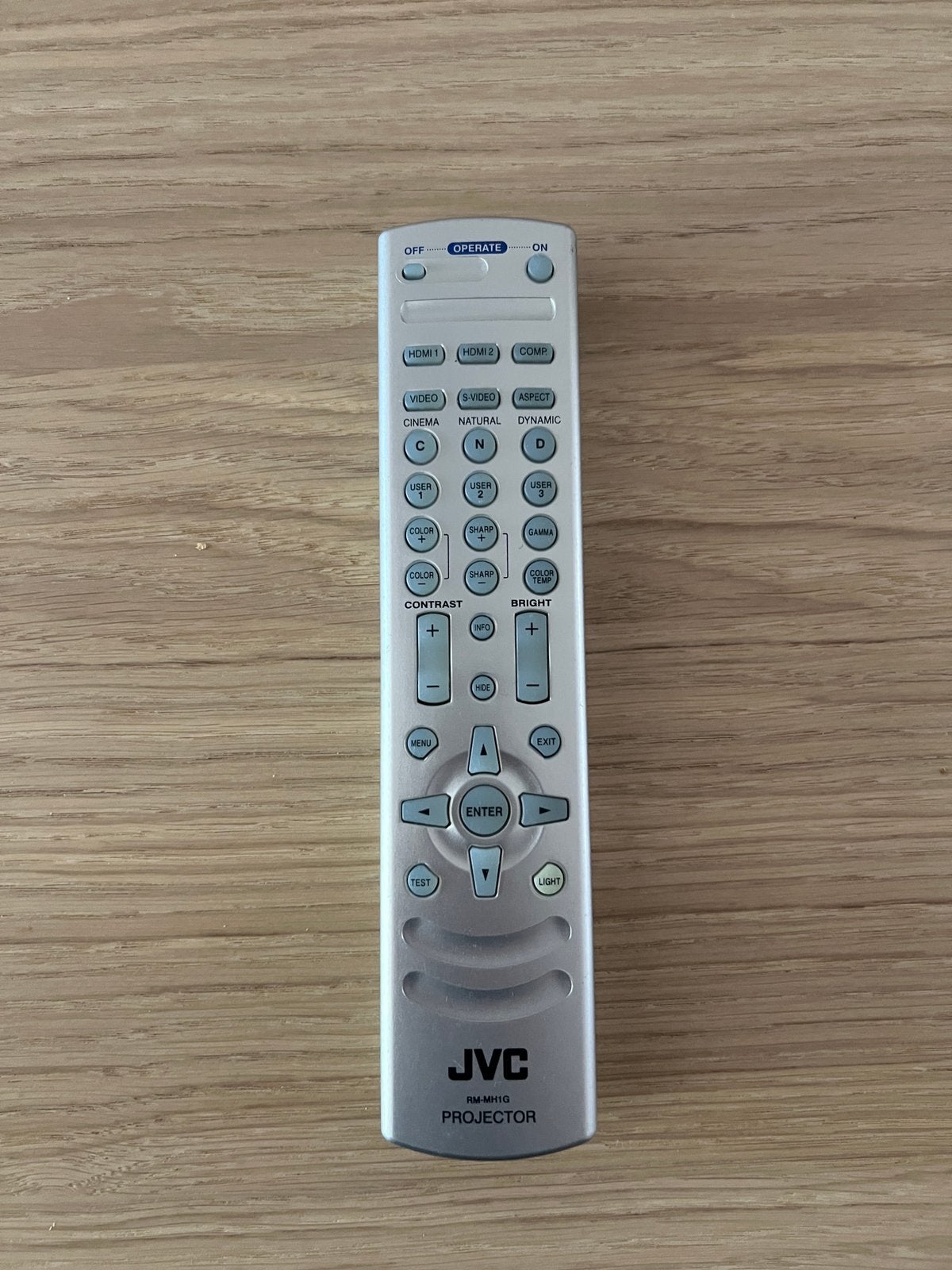 JVC RM-MH1G afstandsbediening voor projector, Ophalen of Verzenden, Gebruikt, Origineel