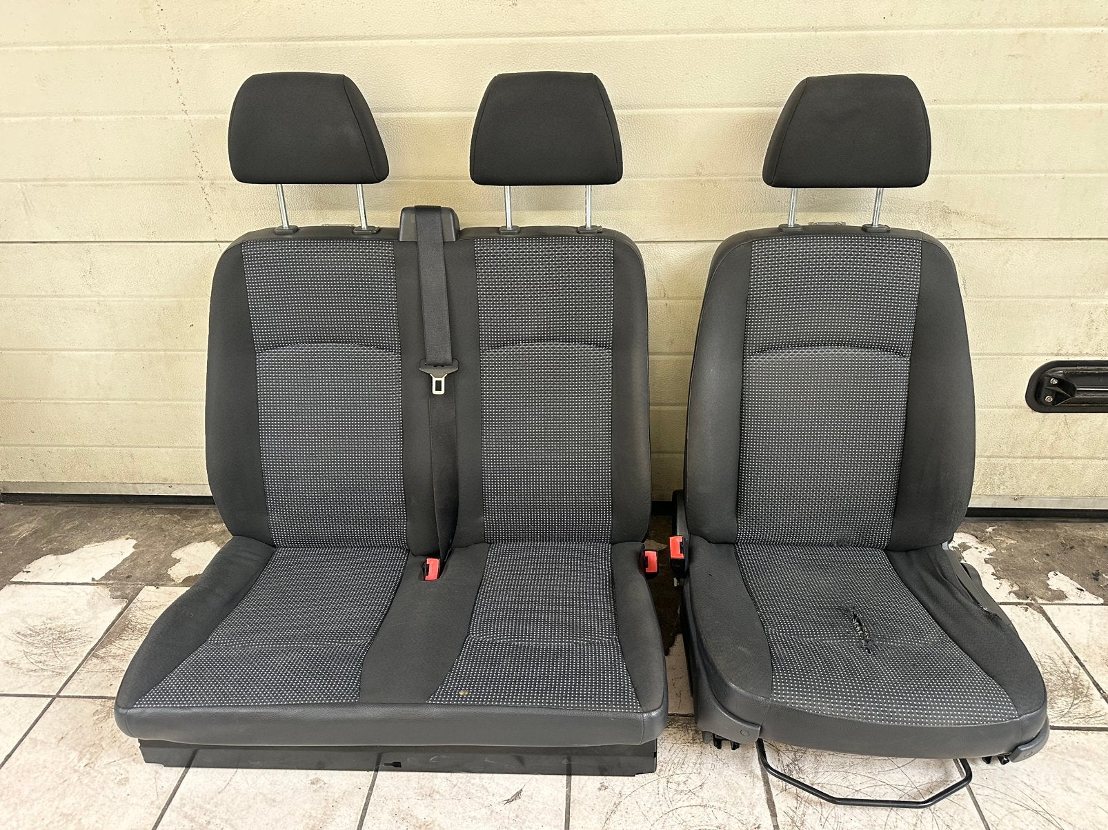 Mercedes Benz Vito W639 3 zits bank en bestuurdersstoel, Ophalen, Gebruikt, Mercedes-Benz