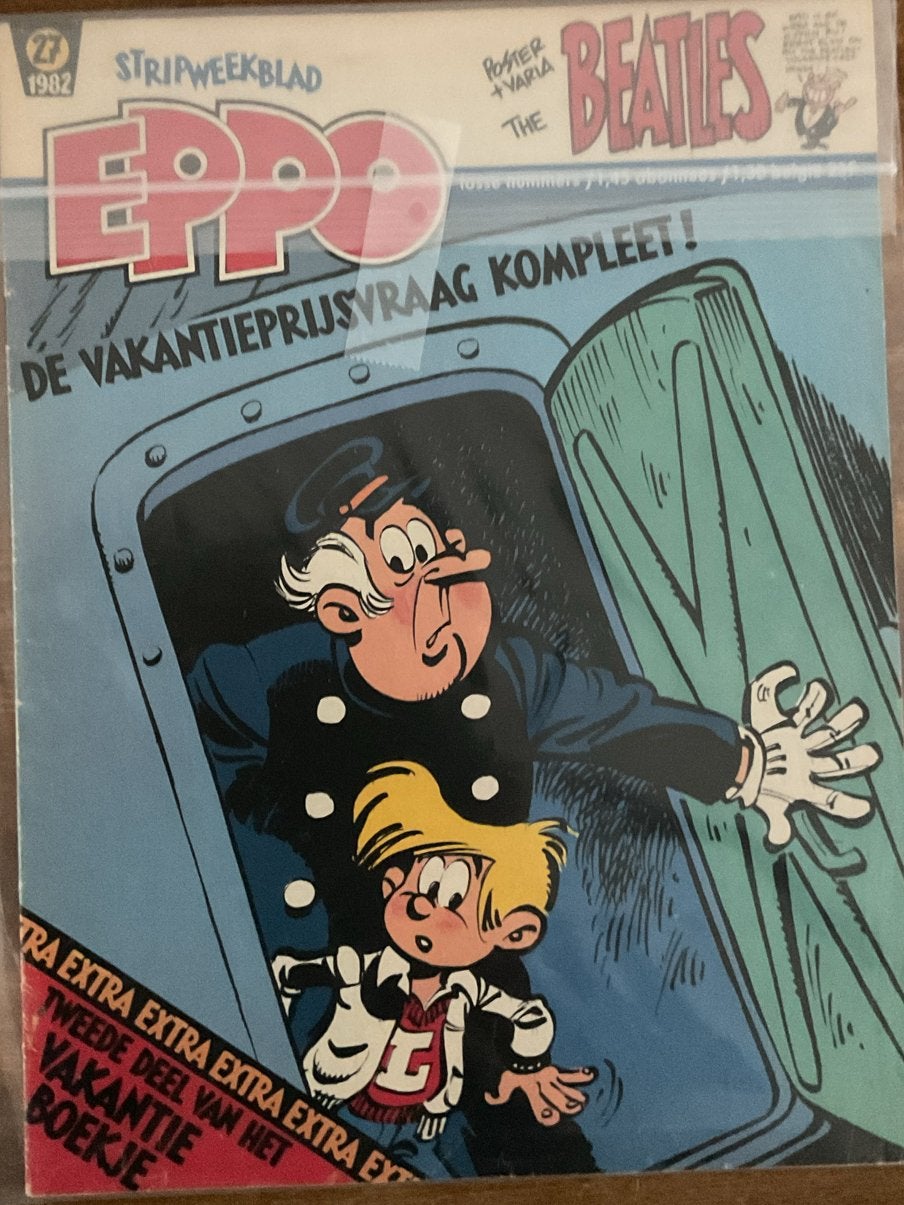 Eppo Stripweekblad 1982 - Beatles - De Vakantieprijsvraag, Boeken, Stripboeken, Eén stripboek, Ophalen of Verzenden, Gelezen