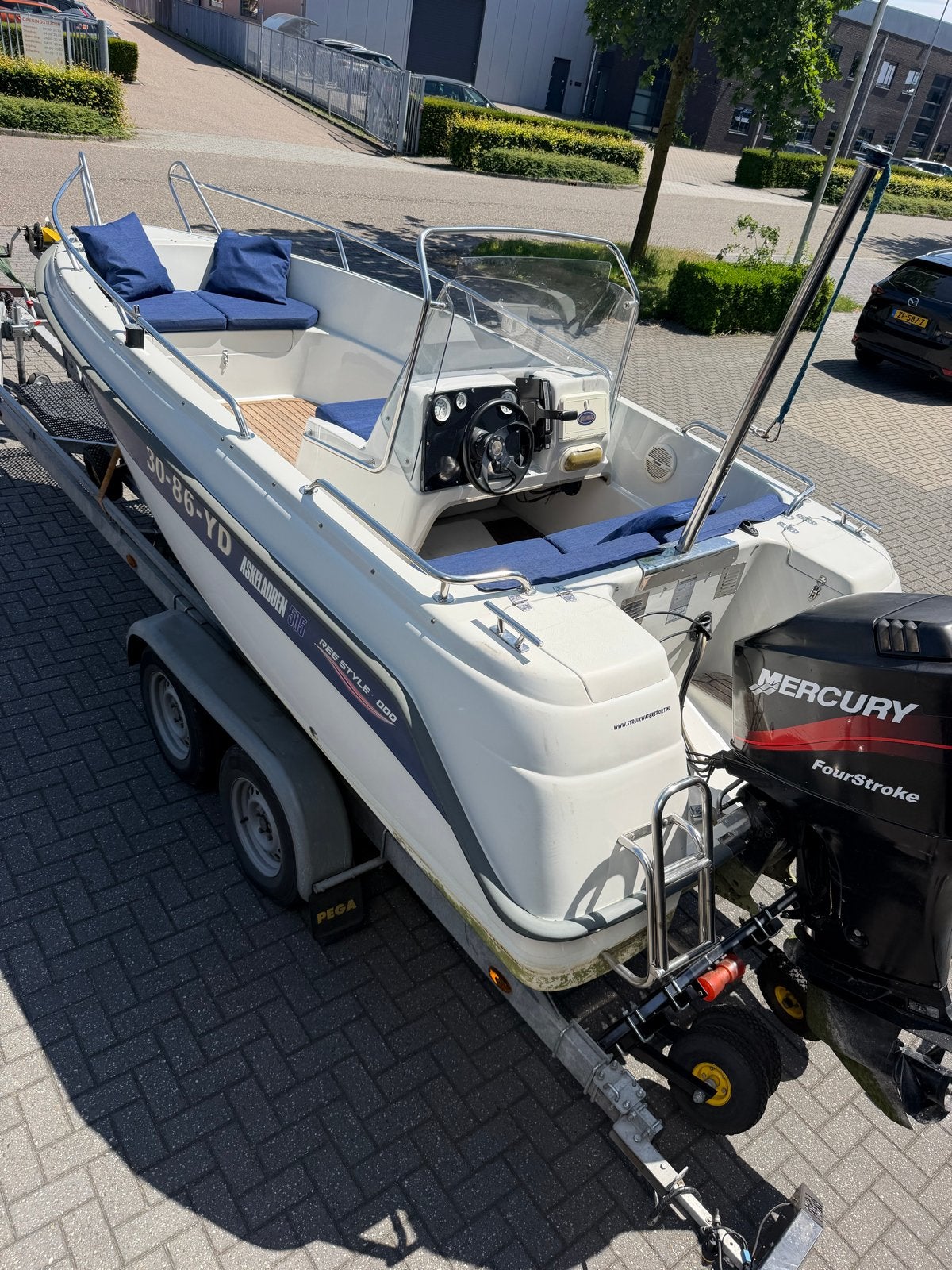 Askeladden Freestyle 505 2000 met Mercury 90 pk FourStroke, Watersport en Boten, Motorboten en Motorjachten, Overige merken, Gebruikt
