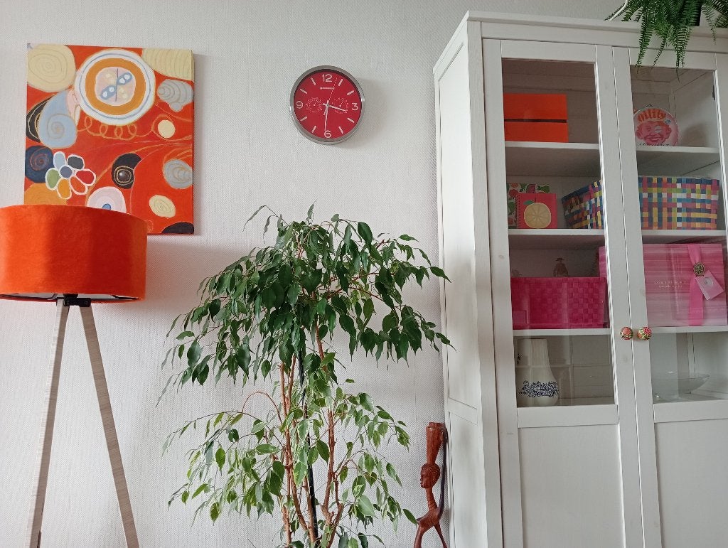 Bresser klok, Ophalen, Zo goed als nieuw, Digitaal, Wandklok
