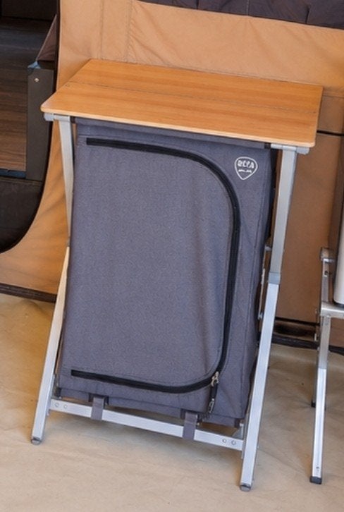 DEFA Easy Folding campingkast met bamboe blad, Ophalen, Campingkast