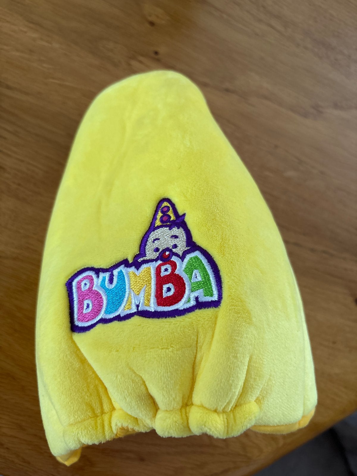 Bumba Knuffel - Gele Bumba Muts/Hoed, Overige merken, Overige typen, Ophalen of Verzenden, Zo goed als nieuw