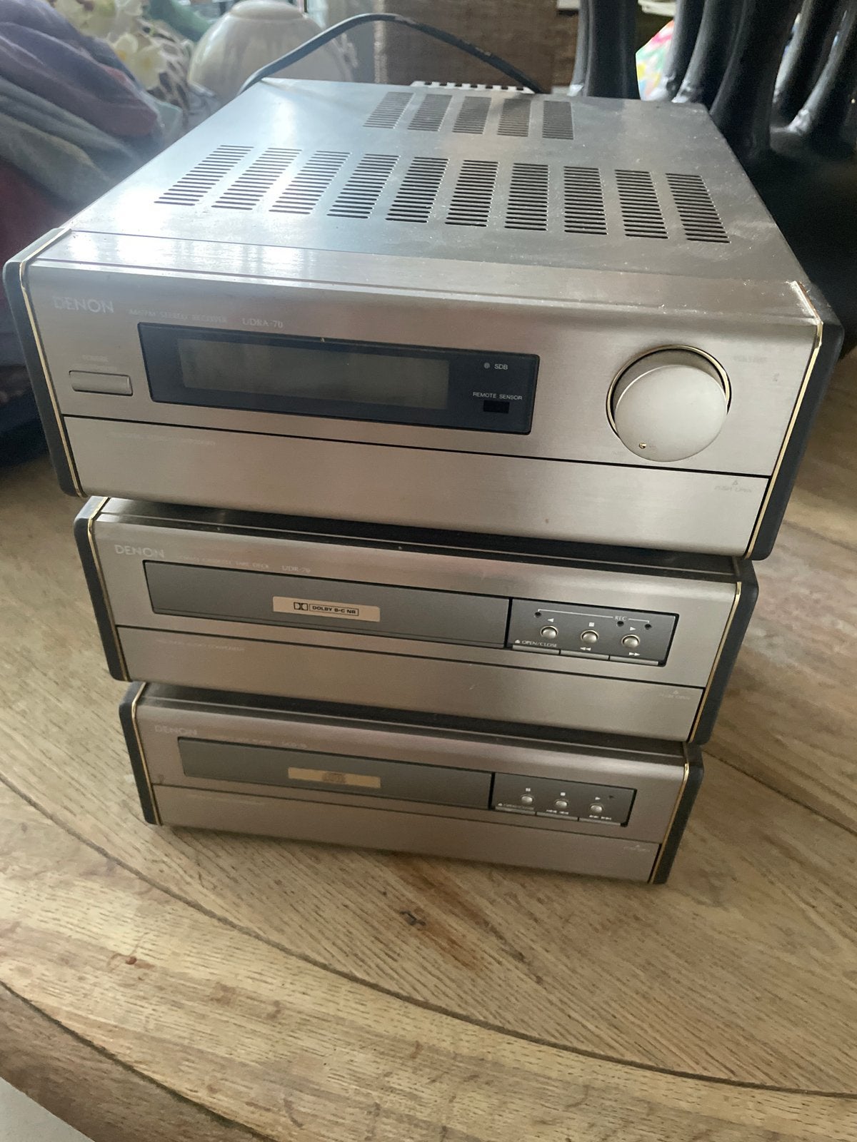 Denon UDRA-70 Stereo Set met Cassettedeck en CD-speler, Audio, Tv en Foto, Gebruikt, Cassettedeck, Denon, Losse componenten