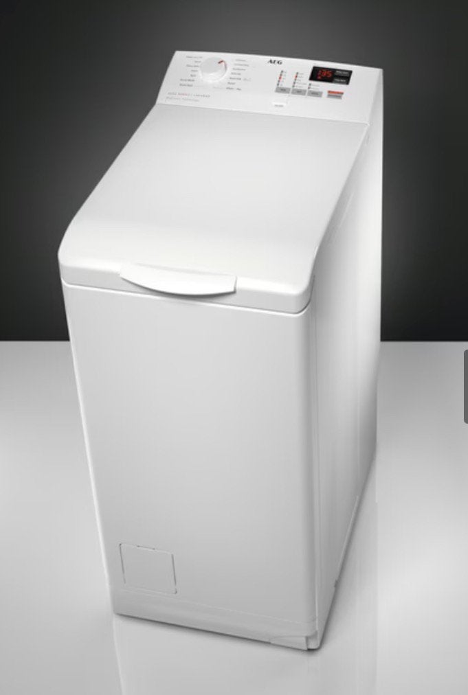 AEG L6TB62K Bovenlader Wasmachine 6kg 1200 toeren Smal, Witgoed en Apparatuur, Wasmachines, Ophalen, 1200 tot 1600 toeren, Gebruikt