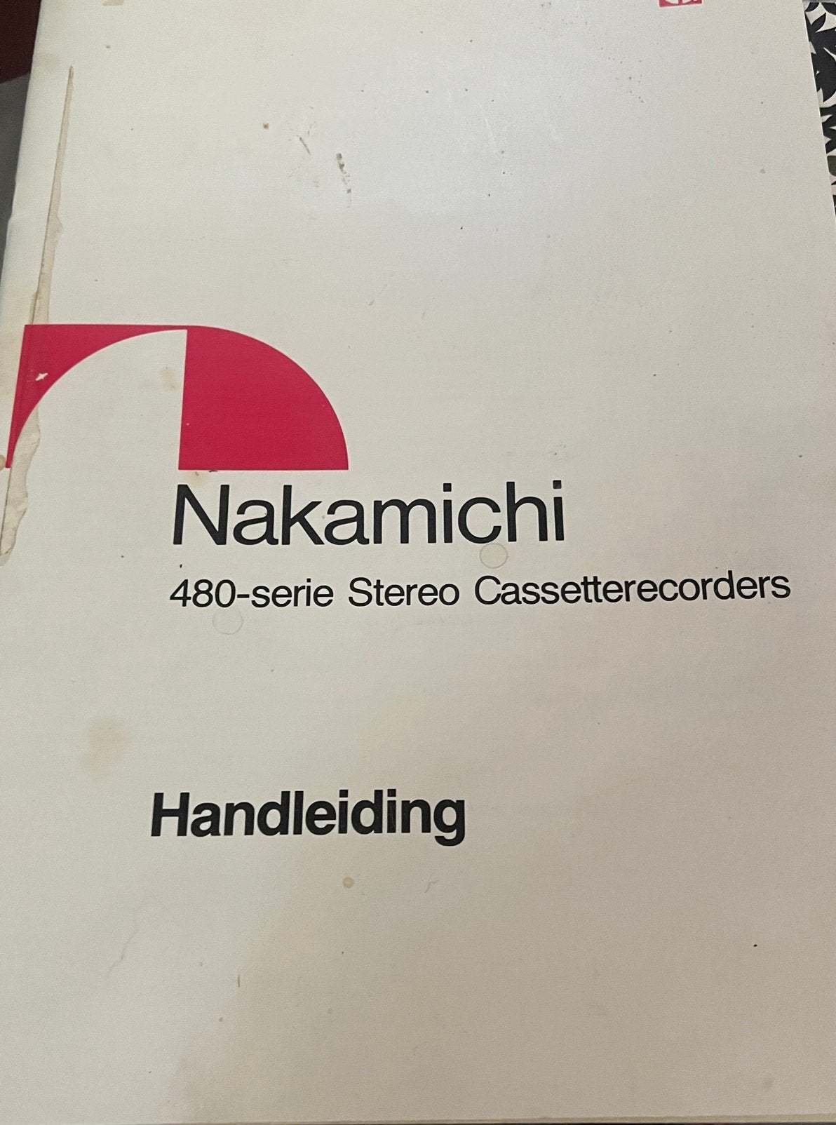 Nakamichi 460 serie handleiding, Ophalen of Verzenden, Overige merken
