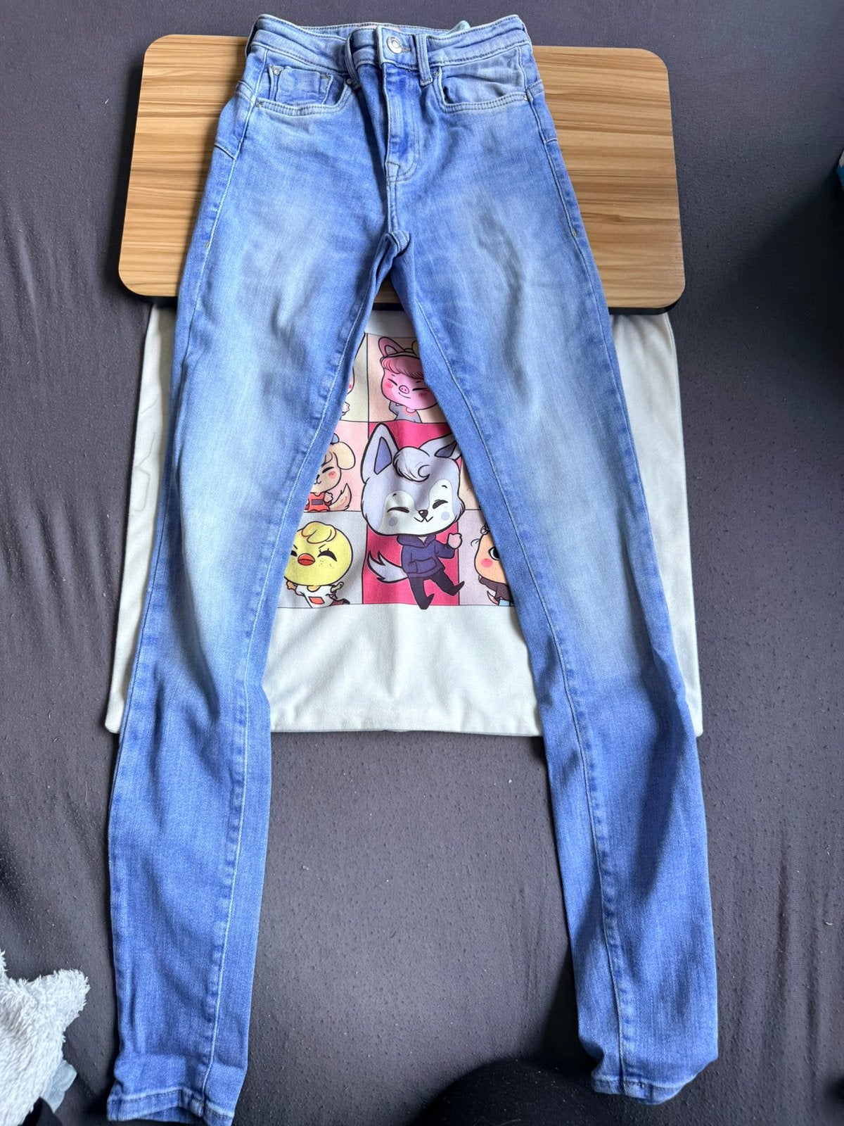 Jeans broek maat 34, Blauw, Ophalen of Verzenden, Zo goed als nieuw, Maat 34 (XS) of kleiner