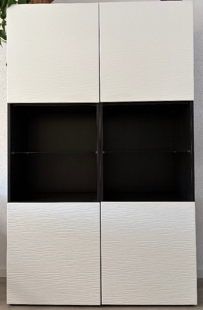 Huiskamer kast, Huis en Inrichting, Ophalen, 100 tot 150 cm, Glas, 150 tot 200 cm