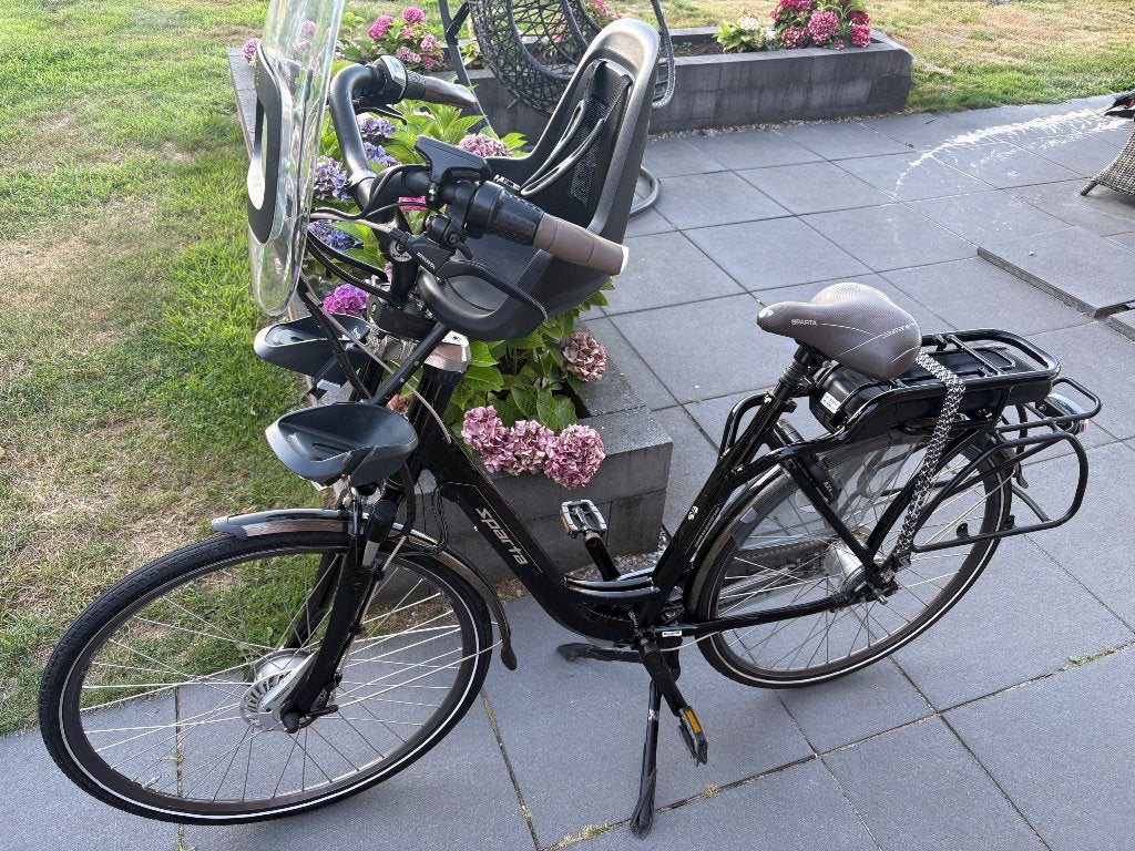 Sparta amazone 4life elektrische moederfiets Zwart, Ophalen, 2 zitjes, Sparta, Versnellingen