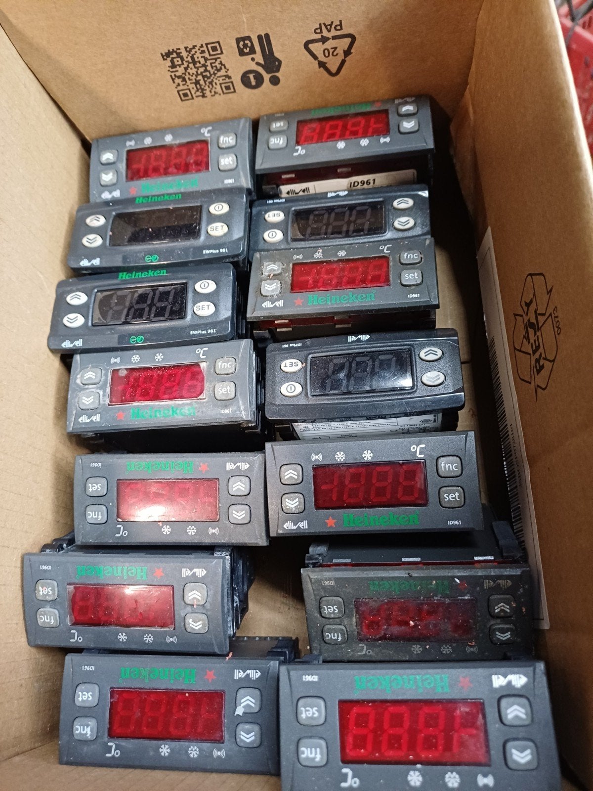 thermostaat Eliwell regelaar elektronische regelaar koelcel, Ophalen of Verzenden, Zo goed als nieuw