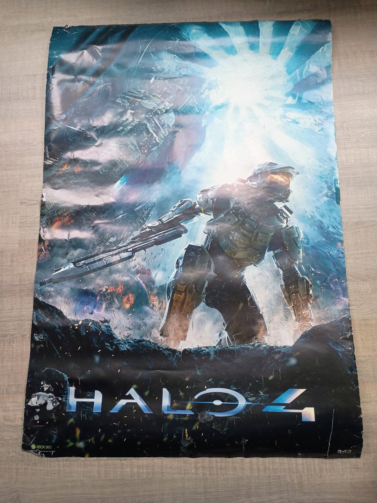 Halo 4 Poster - Master Chief Gaming Poster, Ophalen, Gebruikt, Deurposter of groter, Film en Tv