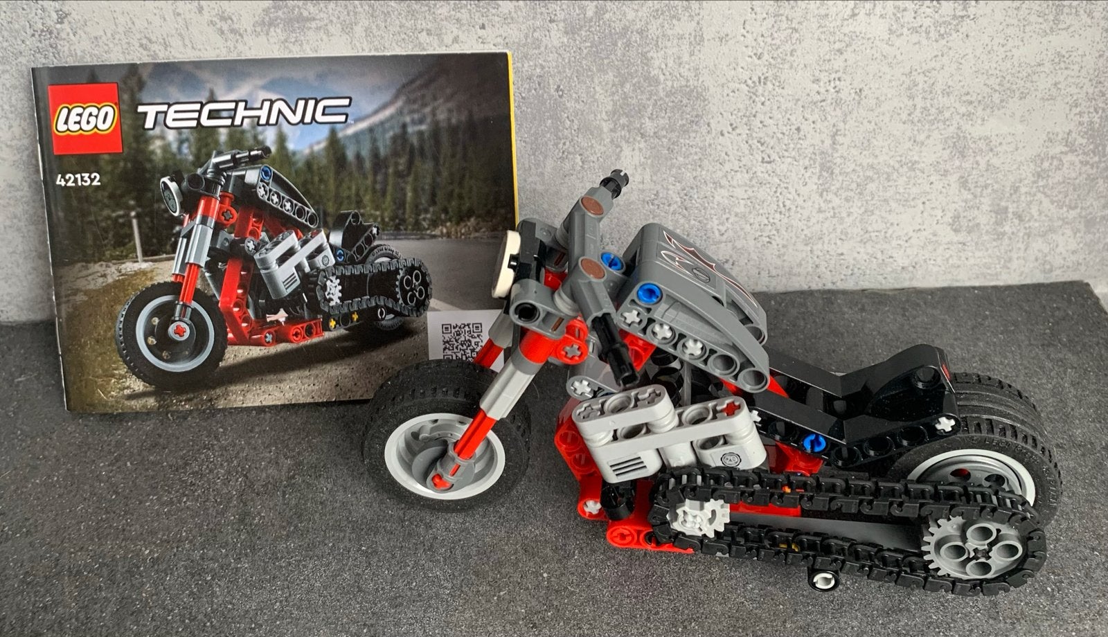 LEGO Technic 42132 Motorfiets, Ophalen of Verzenden, Zo goed als nieuw