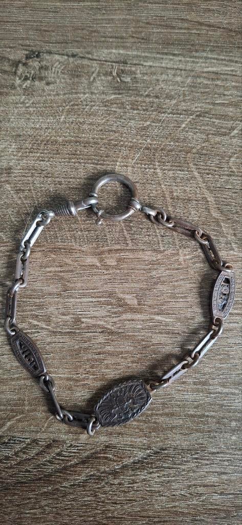 Horlogeketting antiek "Gold zur wehr - eisen zur ehr", Ophalen of Verzenden
