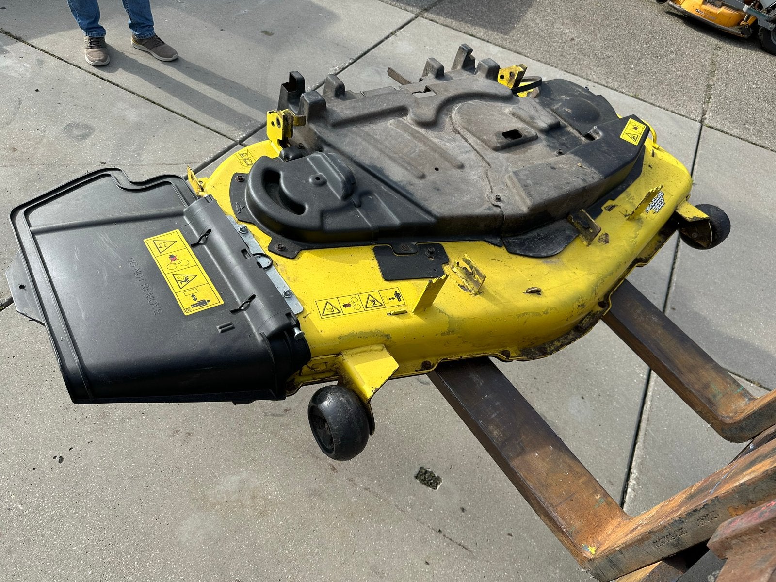 John Deere Accel Deep 48 inch maaidek (defecte poelie), Ophalen of Verzenden, Gebruikt, 50 cm of meer