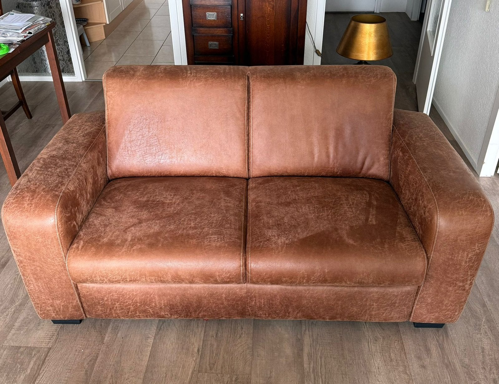 2.5 zits bank, Moet nu weg!!, Ophalen, Tweepersoons, 75 tot 100 cm, Zo goed als nieuw