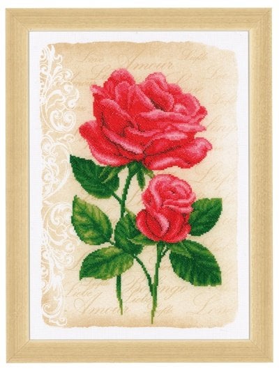 Borduurpakket Rozen 70212, ., Nieuw, Ophalen of Verzenden, .